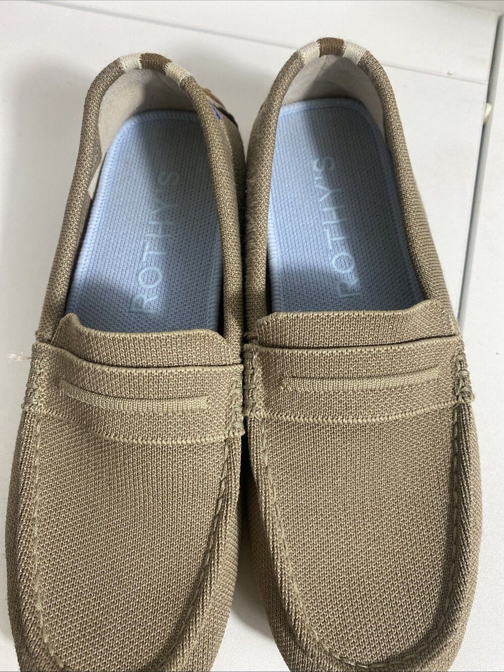 Rothy's The Driver Loafers Latte Women's Size 7.5 Washable Flats - Picture 7 of 10